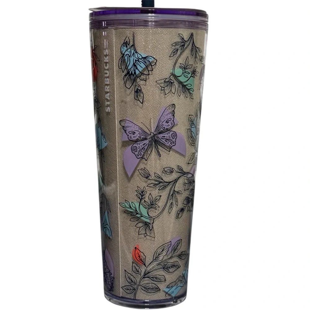 NWT Starbucks Spring 2024 Easter Bunny Topper Cold Cup Tumbler 24 Oz Venti